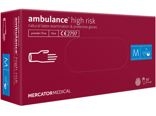 Ambulance High Risk PF 50шт латексні підвищеної міцності